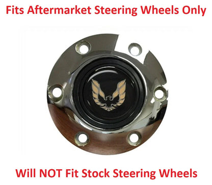 Horn Button Chrome 6 Hole Replacement for Pontiac Firebird (1967–1969)