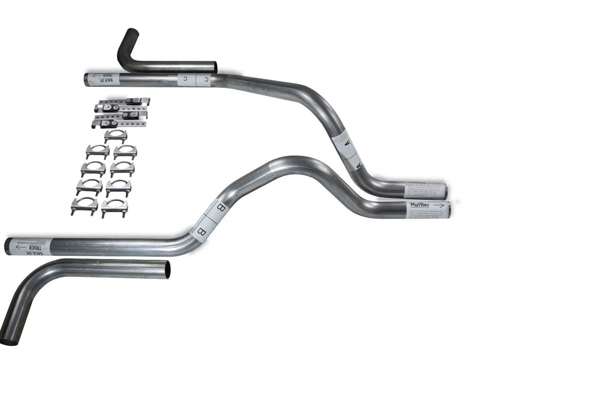 2.5" Dual Exhaust Kit for Dodge Dakota (1997–2005) No Muffler Side Exit