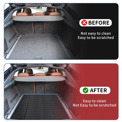 Rear Trunk Mat for Mercedes Benz GLE (2020–2024) TPE Cargo Liner