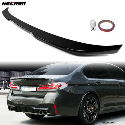 Gloss Black Trunk Spoiler for BMW 5-Series G30 530i 540i M550i (2017–2023)