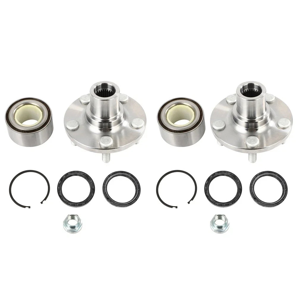 Set of 2 Front Wheel Hub & Bearing Kit for Subaru Outback Legacy (2000–2004)