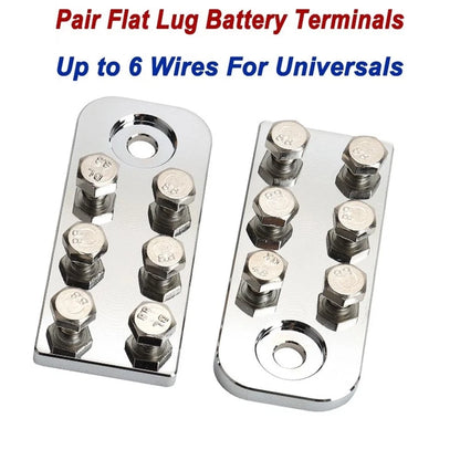 1 Pair Battery Terminal Distribution Blocks for SAE Top Post Vehicles