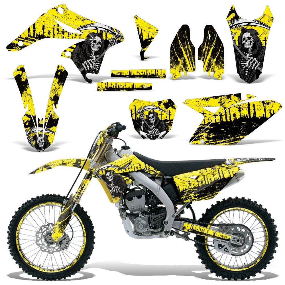Graphic Stickers +#PLT/RIM Decals for Suzuki RMZ 250 (2010–2018)