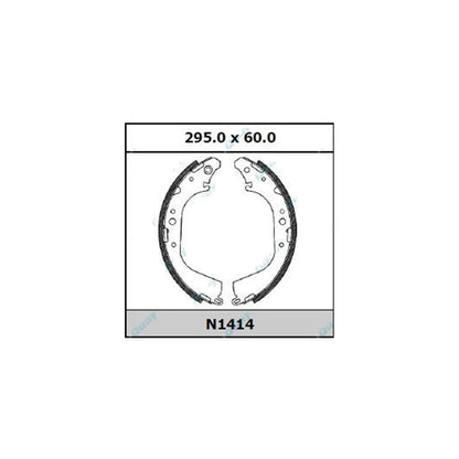 Rear Drum Brake Shoes for Land Cruiser 40 60 70 75 80 Series (1975-1997)
