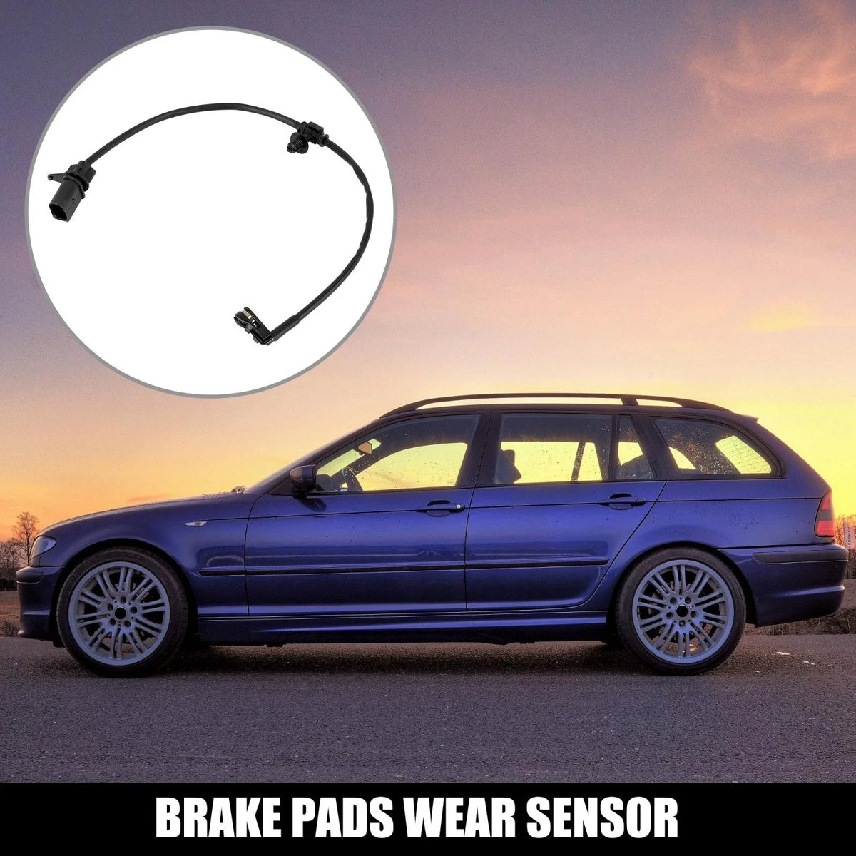 Front Brake Pad Electronic Wear Sensor 8W0615121E for Audi A4 Quattro A5 Quattro (2013–2016)