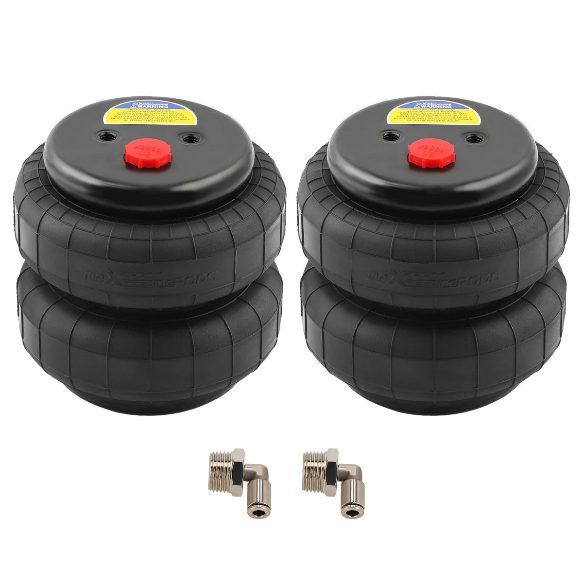 2 Packs Air Ride Suspension Bags for Standard 2500 lb (Single Port)