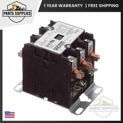 H340A PEMS 3 Pole Contactor 40 Amp 24V Coil for Fasco HVAC System