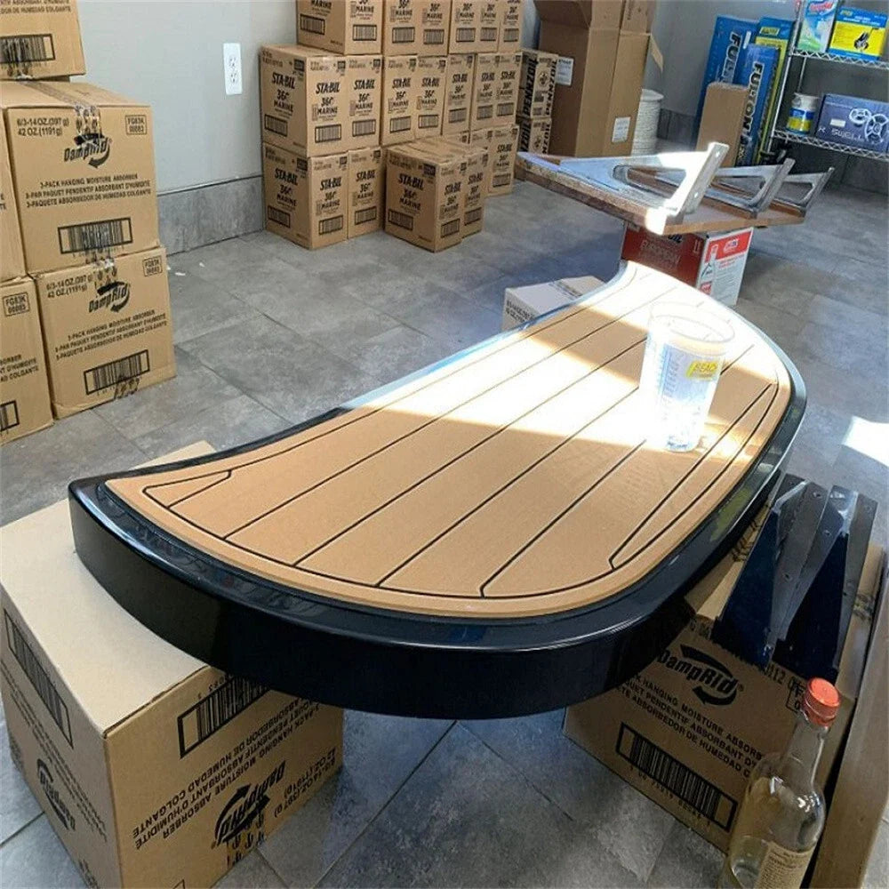 Swim Step Platform Rear Deck Mat for Moomba XLV (2007) - EVA Teak Decking