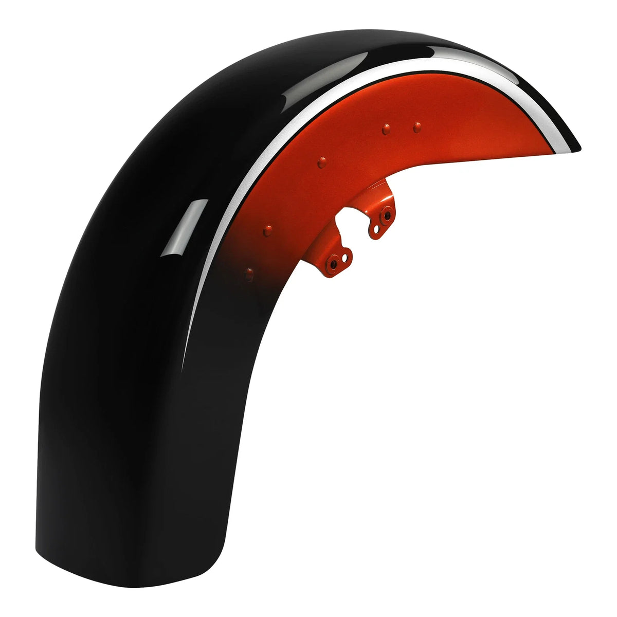 Front Fender for Harley Street Road Glide (2014–2023) Sunset Orange/Black Fade