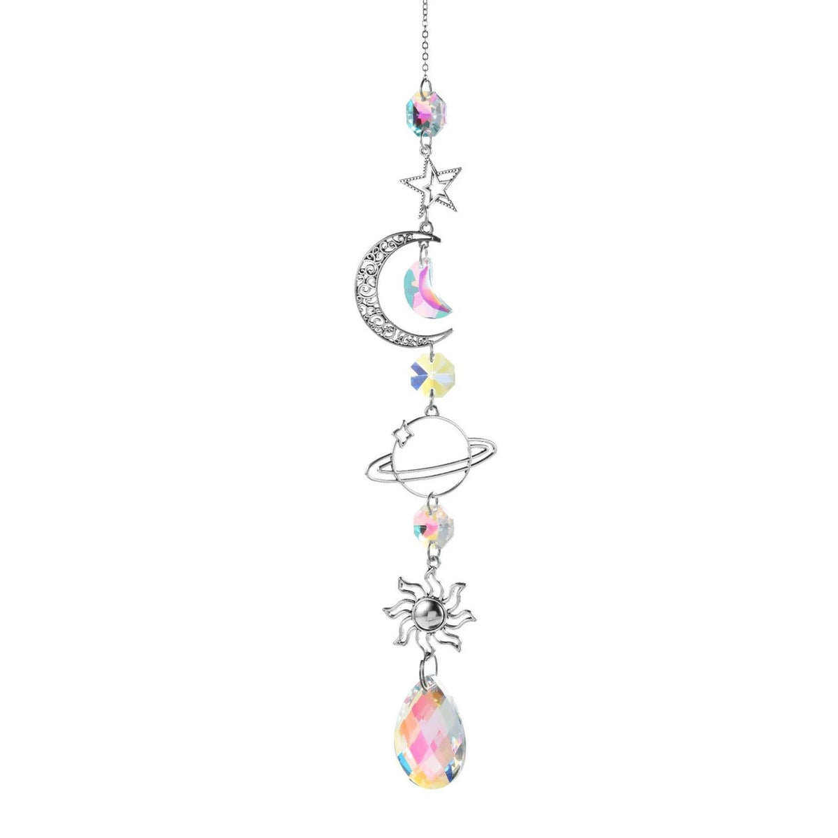 Colorful Crystal Car Mirror Charms for Rear View Accessories (Universal)