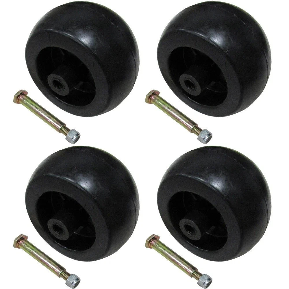 Set of 4 Deck Wheels for Cub Cadet (734-04155)