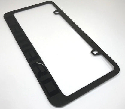 License Plate Frame Premium Matte Black for Chevrolet Camaro (2010–2015)
