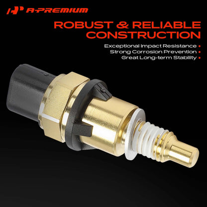 Engine Coolant Temperature Sensor for GMC Acadia, Chevy Camaro, Colorado (TX281)