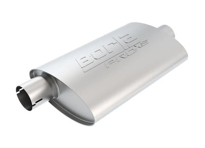 Borla Exhaust Muffler 400482 for Universal Applications (19", 3" Offset)