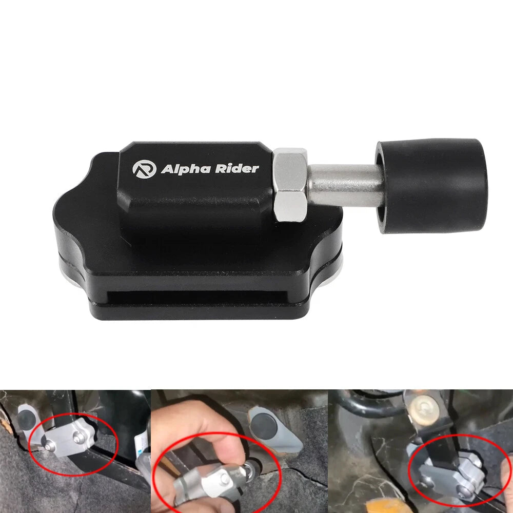 Adjustable Billet Clutch Pedal Stopper Plate Bracket Crank Kit for Universal