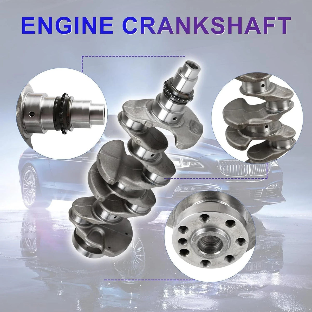 Engine Crankshaft Assembly for Hyundai Elantra, KIA Forte (1.8L G4NB) 622V62EH00