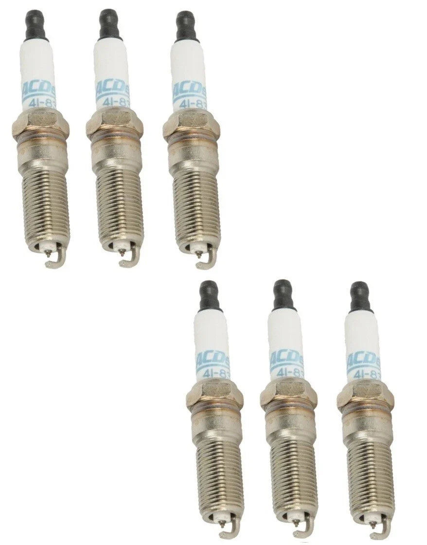 Set of 6 Spark Plugs for GMC Envoy, Envoy XUV (2004) - AC Delco