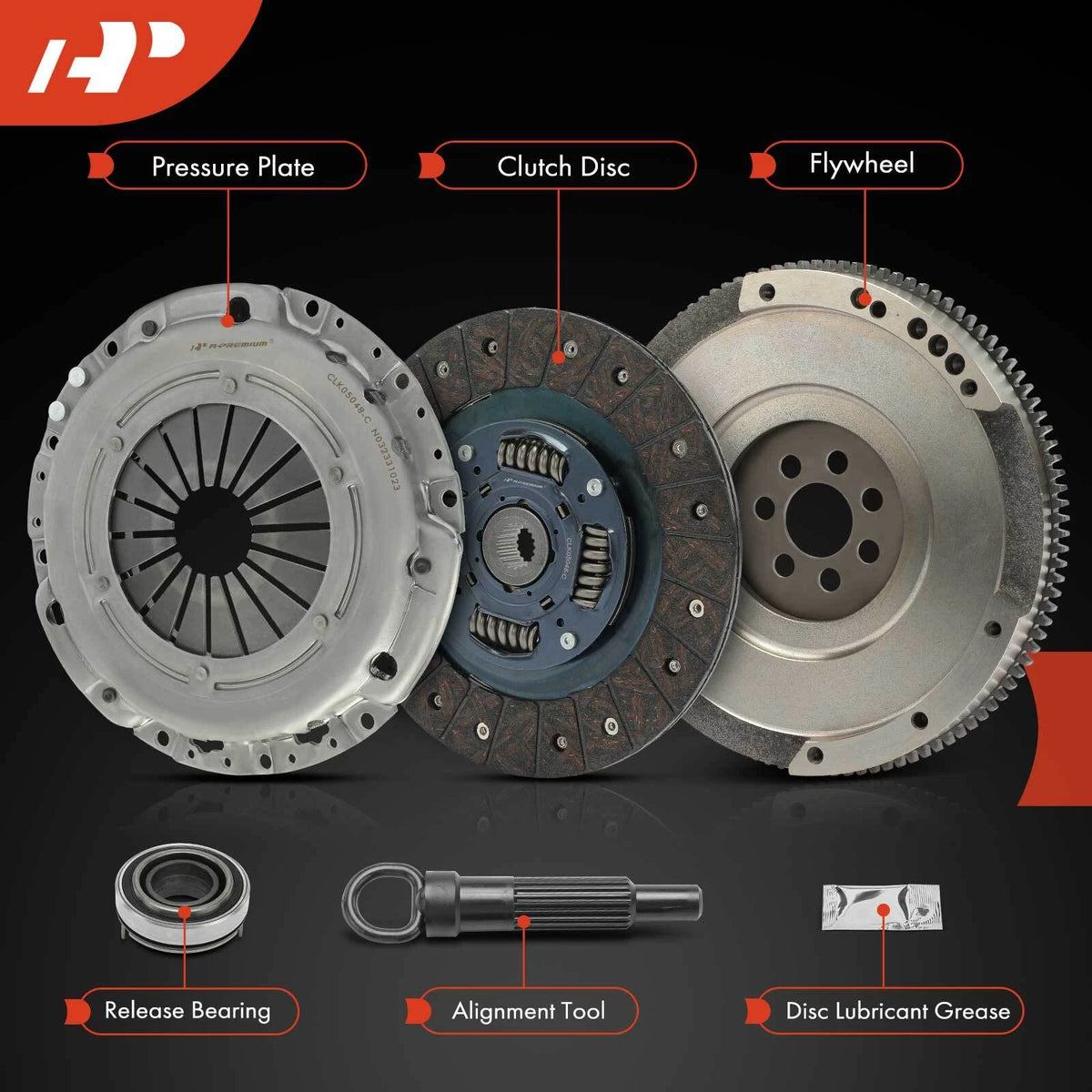 Clutch Kit w/ Flywheel for Chrysler Sebring Dodge Stratus (MD363102, 05-071)