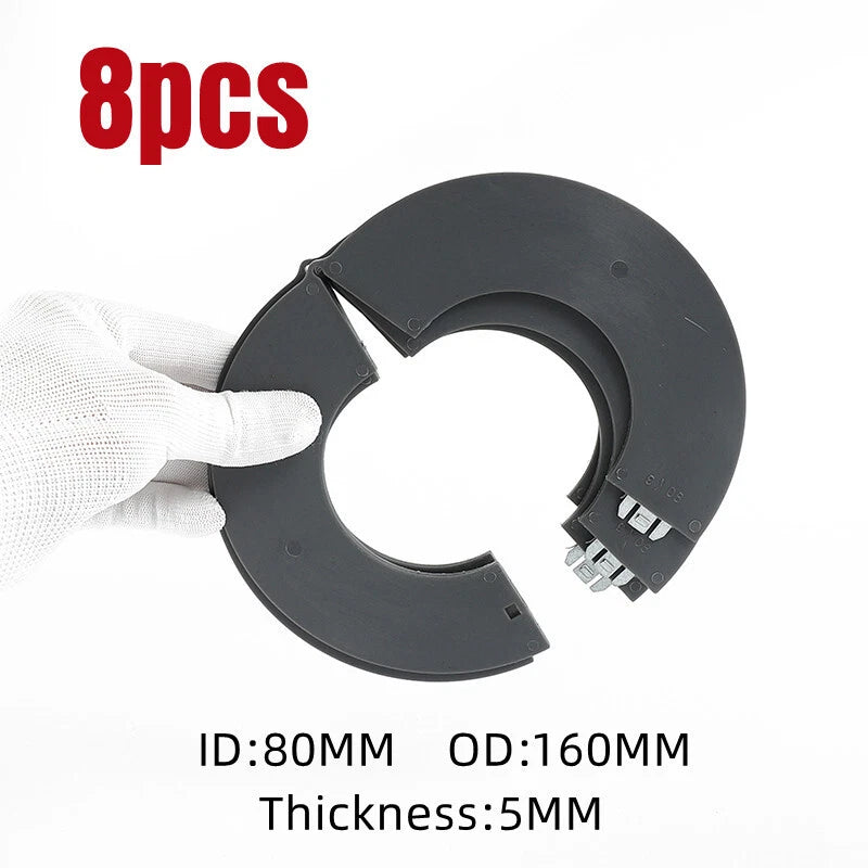 8pc Bucket Pin Shim 80mm 5mm Thickness for Excavator and Skid Steer
