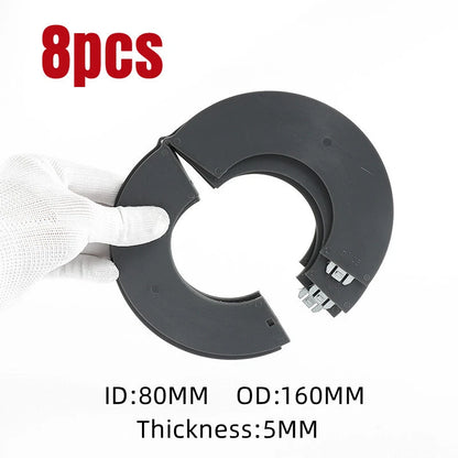8pc Bucket Pin Shim 80mm 5mm Thickness for Excavator and Skid Steer