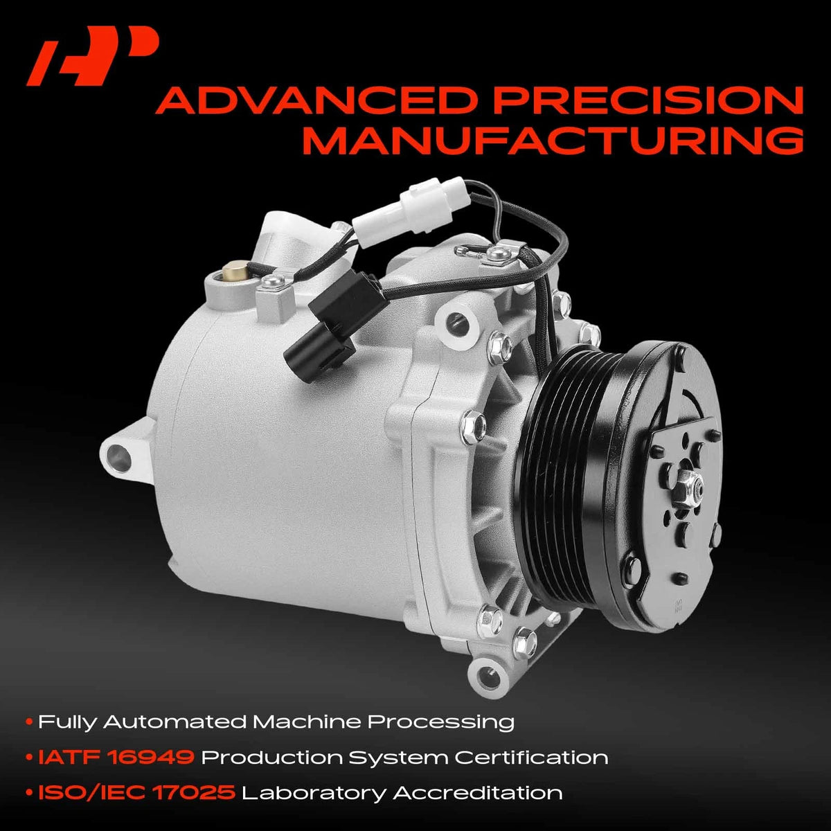 A/C Compressor with Clutch for Mitsubishi Lancer Outlander (2007–2008) 7813A419, 7813A618, 7813A824, 7813A212, 98487