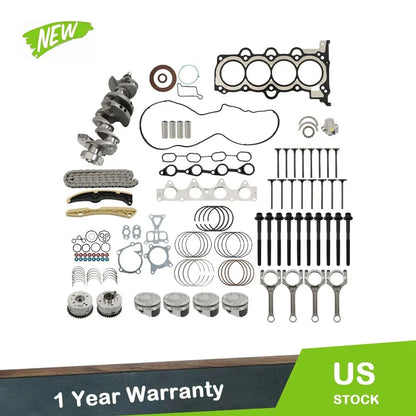 Engine Overhaul Rebuild Kit w/ Crankshaft & 4X Conrods for Hyundai Kia (2012–2017)