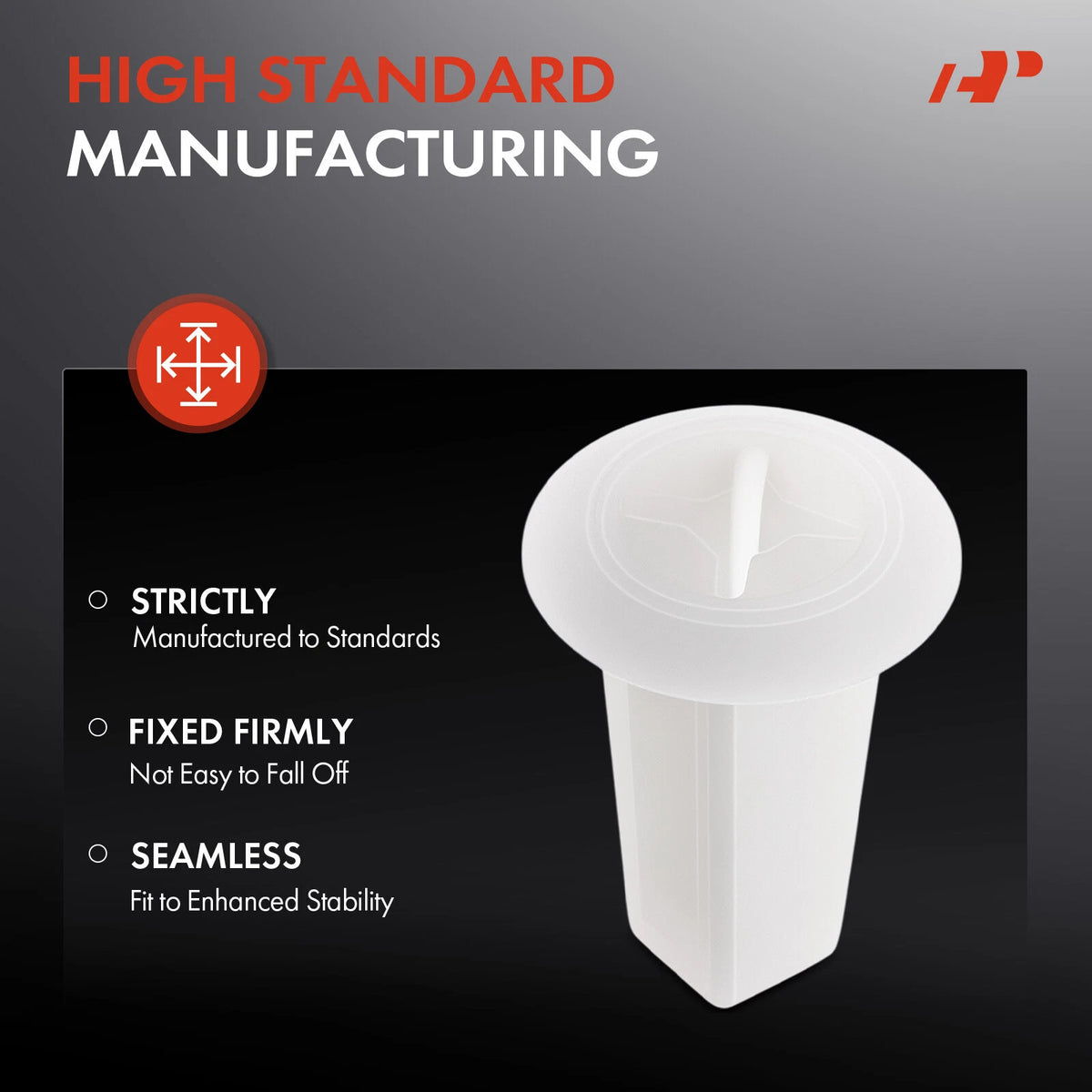 50x 6mm Nylon Grommet Retainers for Mitsubishi (96706-K1300, 01281-00151, 96706-H9400, 96706-K1351, 14335)