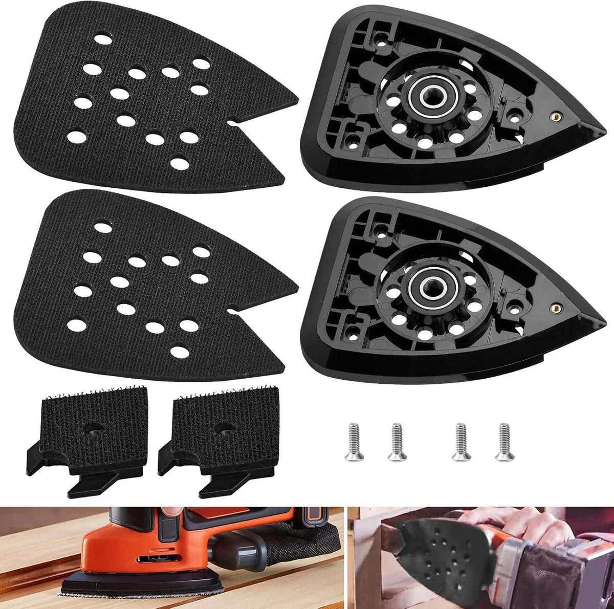 2 Pack Sander Platen Assembly for Black & Decker BDCMS20B BDEMS600