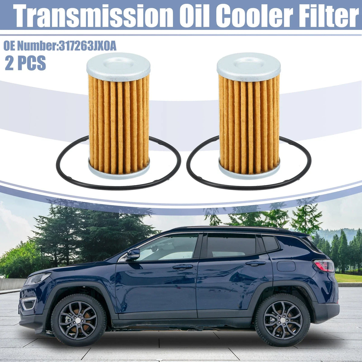 2pcs Transmission Filter No.317263JX0A for Nissan Juke, Pathfinder 