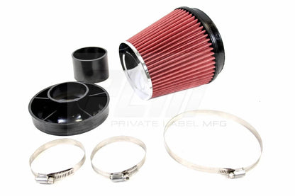 3in Composite Velocity Stack Air Filter Kit for Universal Air Intake (BXIM-00303)