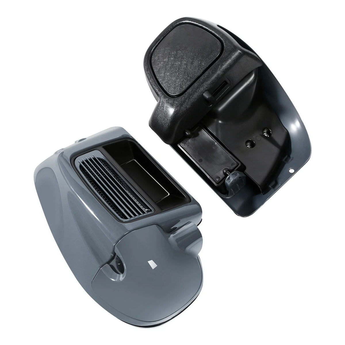 Lower Vented Fairings for Harley Touring Models (2014–2025) Gunship Gray