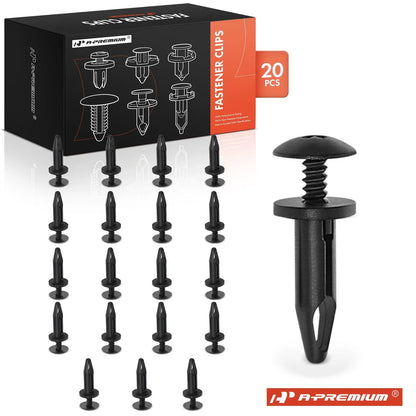 20x Push-Type Fasteners for Jeep Wrangler, Dodge Journey