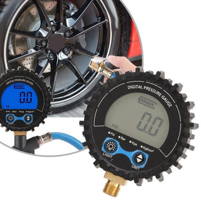 Digital Tire Pressure Gauge for Cars with LCD Screen and Multiple Units
