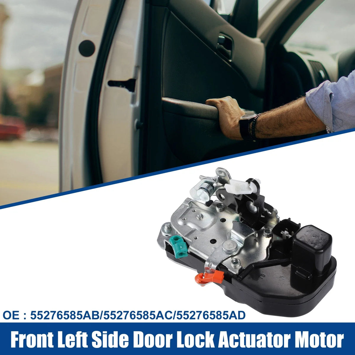 Front Left Door Lock Actuator Motor for Dodge Ram 1500 (2003–2008) No. 55276585AB