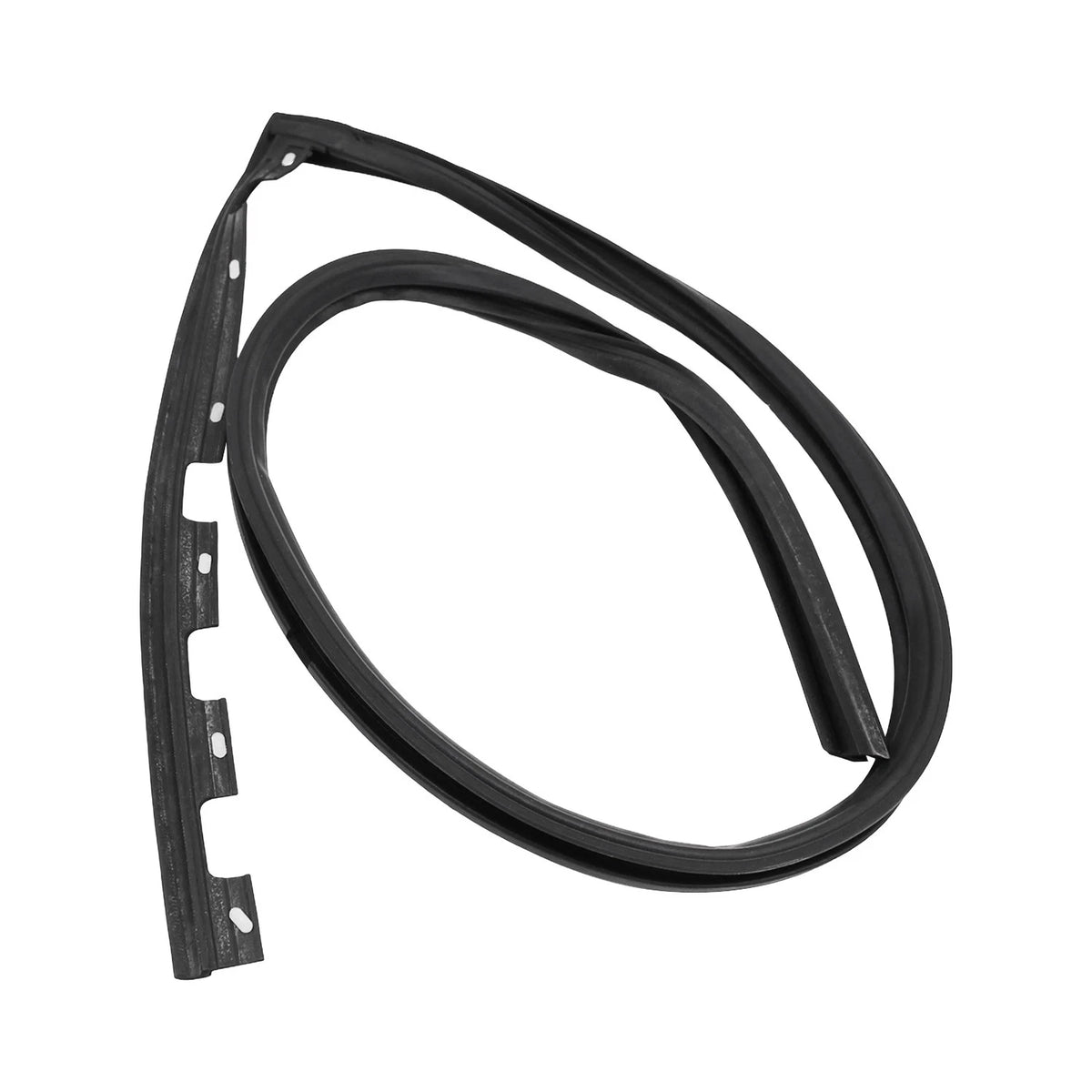 Set of 2 Door Sub Seal for Honda Civic Hatchback (1996–2000) Rubber 72325-S03-G01, 72365-S03-G01