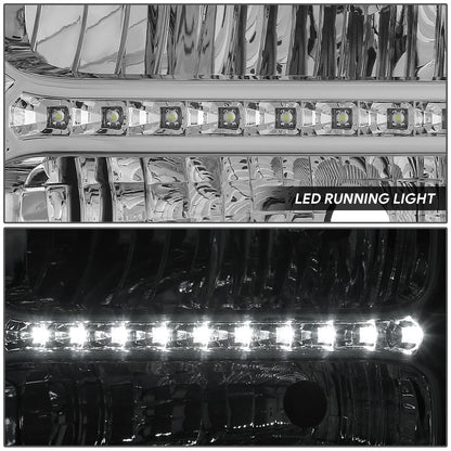 3D LED Running Strip Headlight for Ford F250-550 SD Excursion (2005–2007)