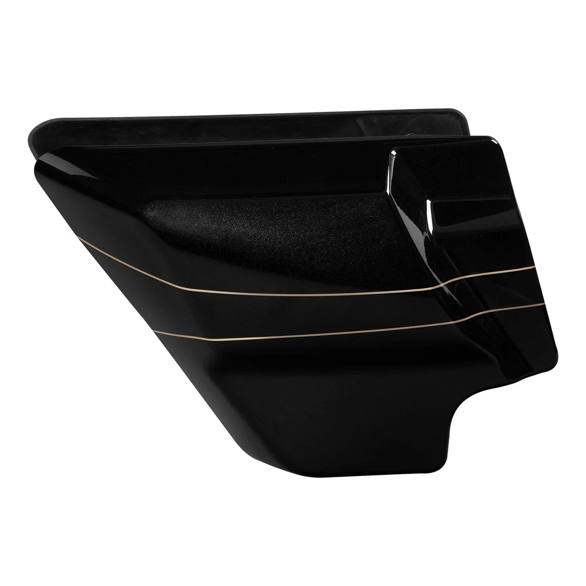 Battery Side Covers Panel for Harley Touring Road Glide (2009–2024) Black Quartz