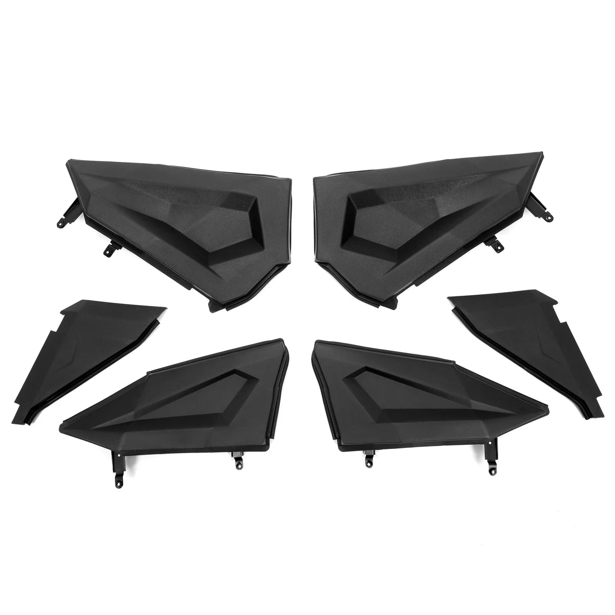 Black Lower Door Inserts for Polaris RZR XP 4 1000/XP 4 Turbo (2014–2023)