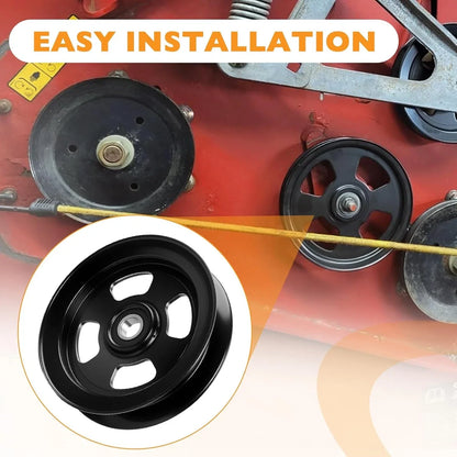 Deck Flat Idler Pulley for Exmark Lazer Z, Toro Titan (132-9425, 103-8743, 116-4668)