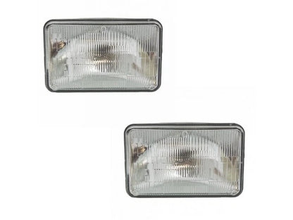 Set of 2 Headlight Assembly for GMC R1500 Suburban (1987–1988) 35355VJHT