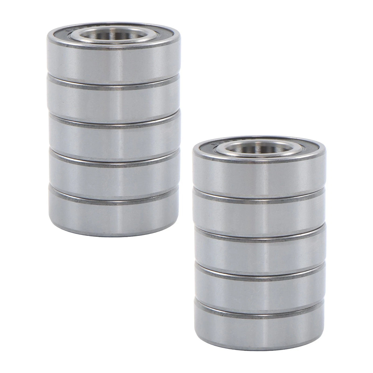 Pack of 10 Ball Bearings 6205-2RS 25x52x15mm Rubber Seals