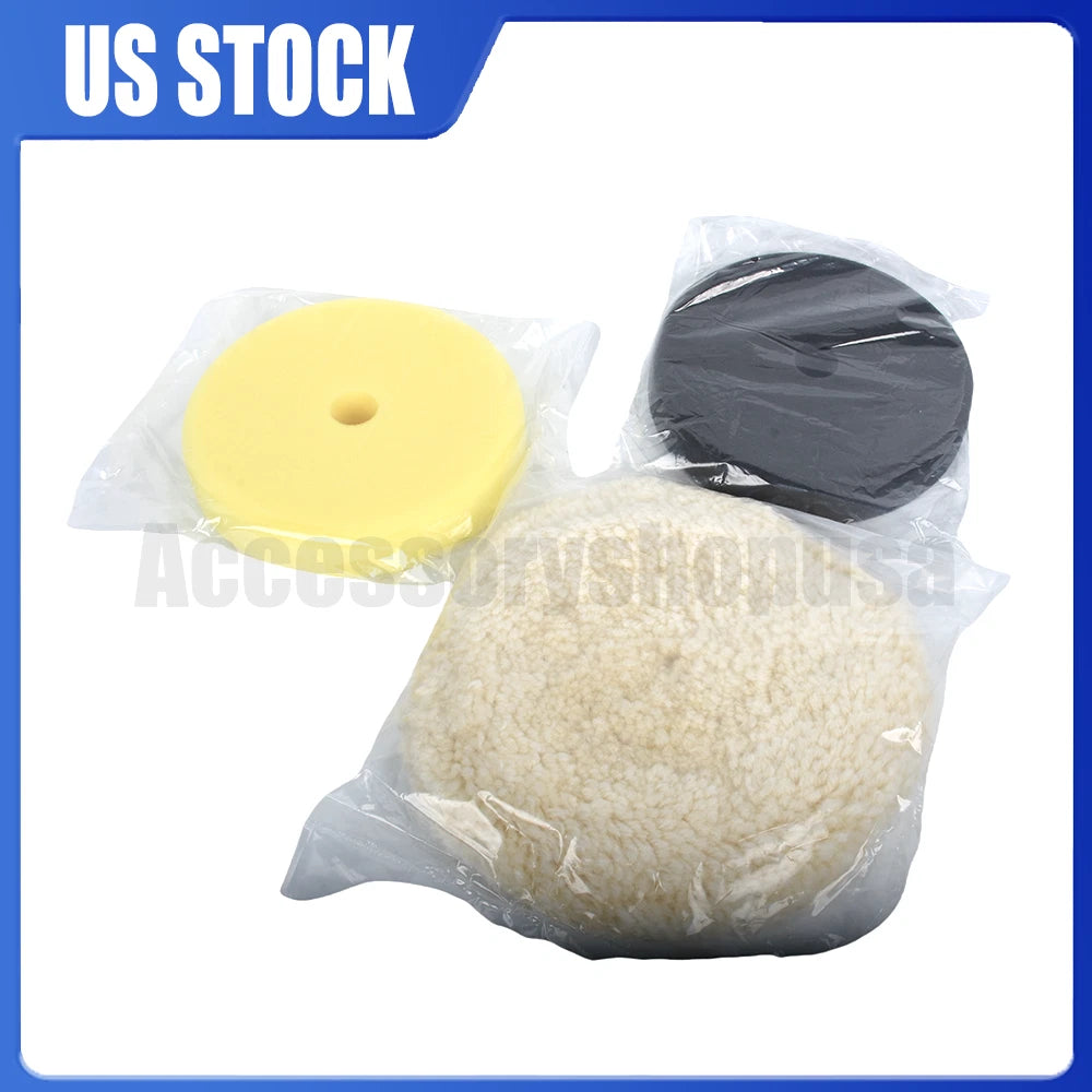 7" Polisher Pad Kit for Milwaukee M18 (2738-20, 49-36-2783, 2784, 2785)