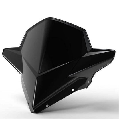 Flatland Mid Windshield for Polaris Snowmobile (OEM, Black, 2880390)