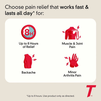 100 Count Tylenol 8 Hour Muscle Pain Treatment for Pain Relief