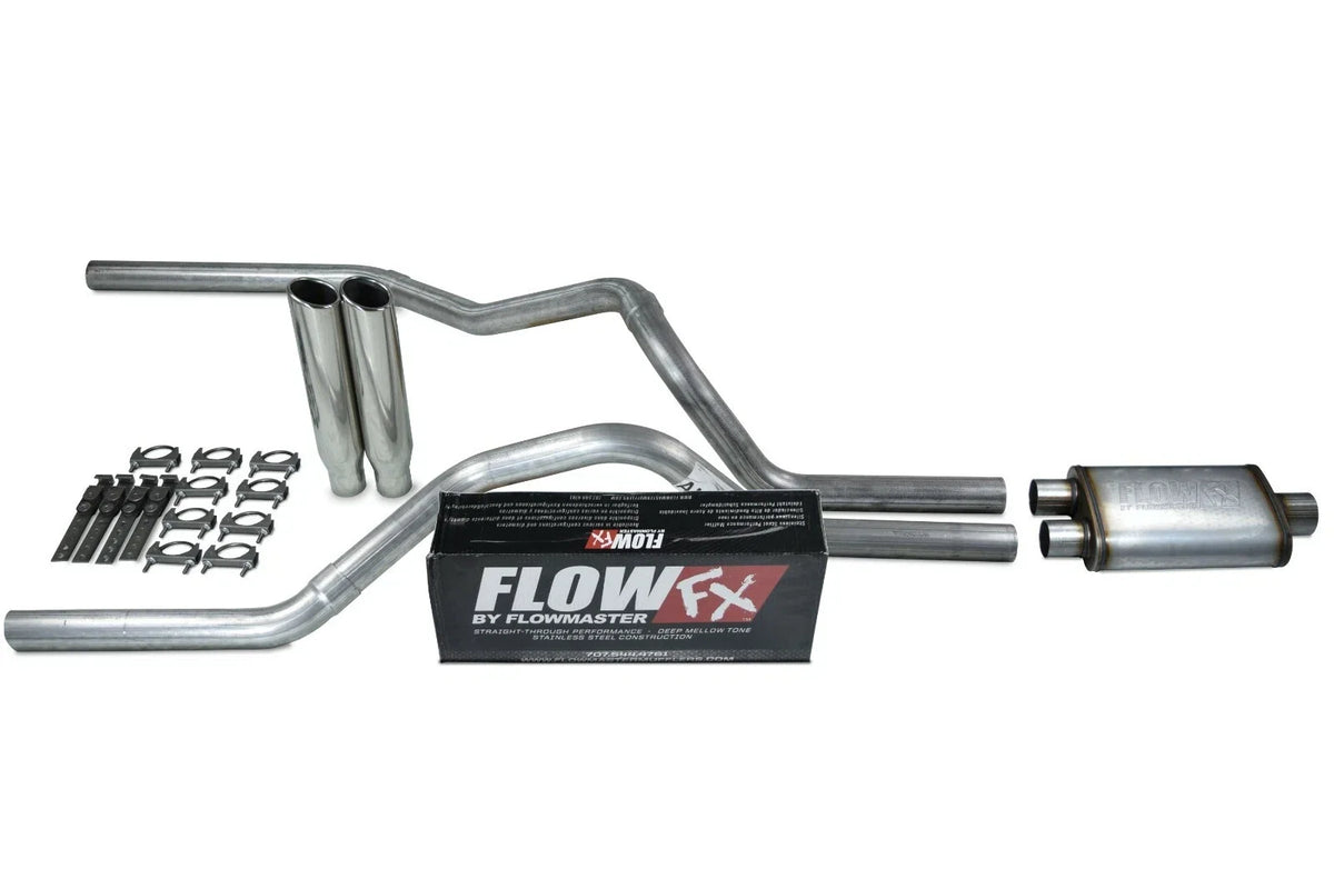 2.5" Dual Exhaust Kit for Chevy GMC 1500 Truck (1996–1999) Flowmaster Flow FX