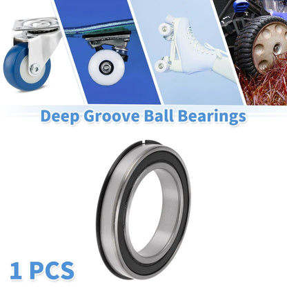 6015NR2RS Deep Groove Ball Bearings for Scooter Skateboard Wheel (75x115x20mm)