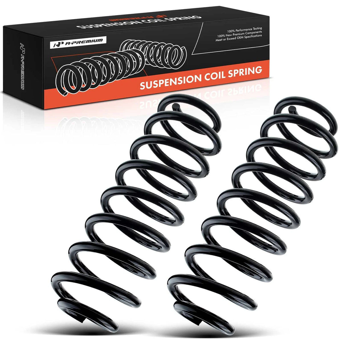 2X Rear Coil Springs for VW Golf (1999–2005) Jetta (1999–2006) 310270, 81055