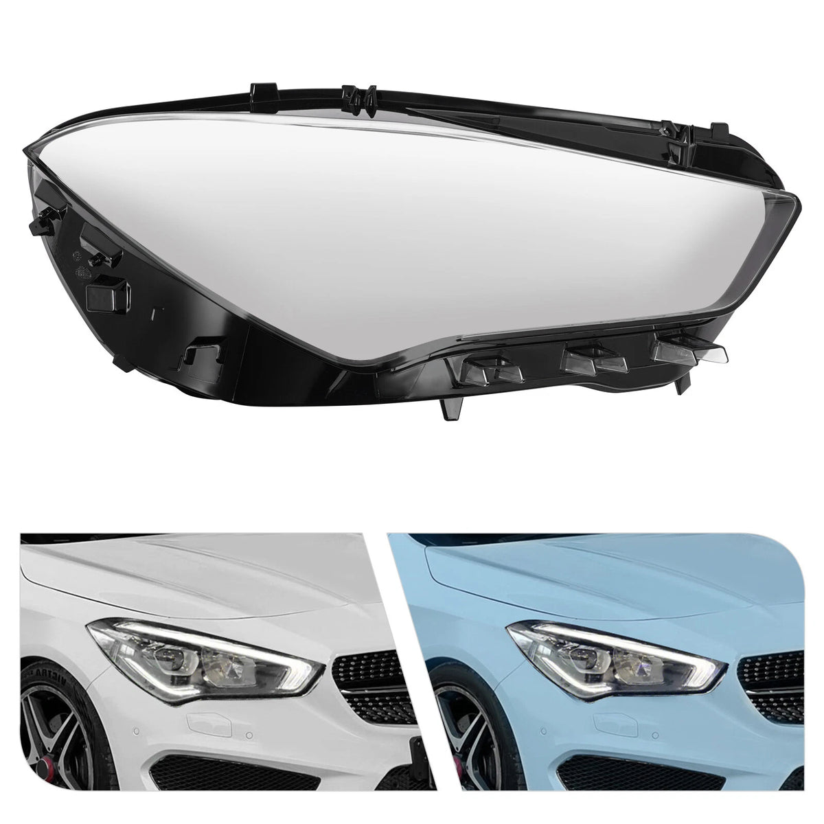 Headlight Lens Cover for Mercedes-Benz CLA W118 (2020–2023)