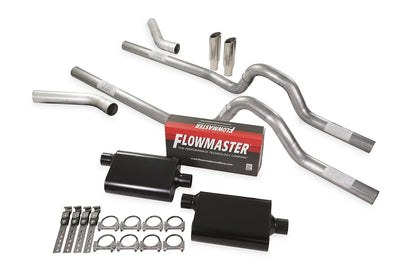 Dual Exhaust Kit 2.5" Flowmaster 40 Series for GM C/K10 1/2 Ton (1981–1987)