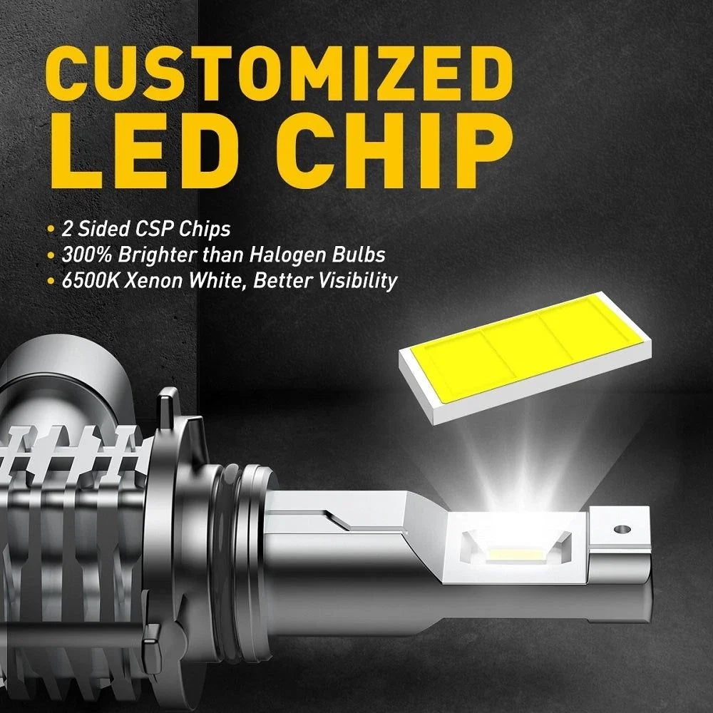 6X 9005 9006 H11 LED Headlight Kit Bulb Combo for AUXITO